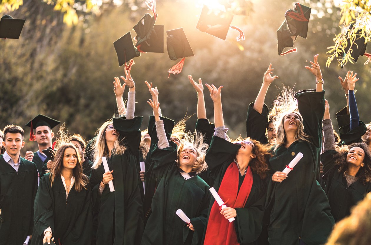 British Scholars graduates celebrating academic success